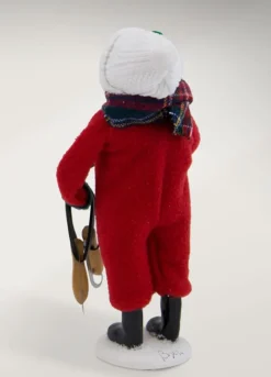 Snow Day Kid With Skates, Byers Choice, 1949B