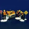 Sv, Men At Work Set Of 4, Snow Village, 56.54894