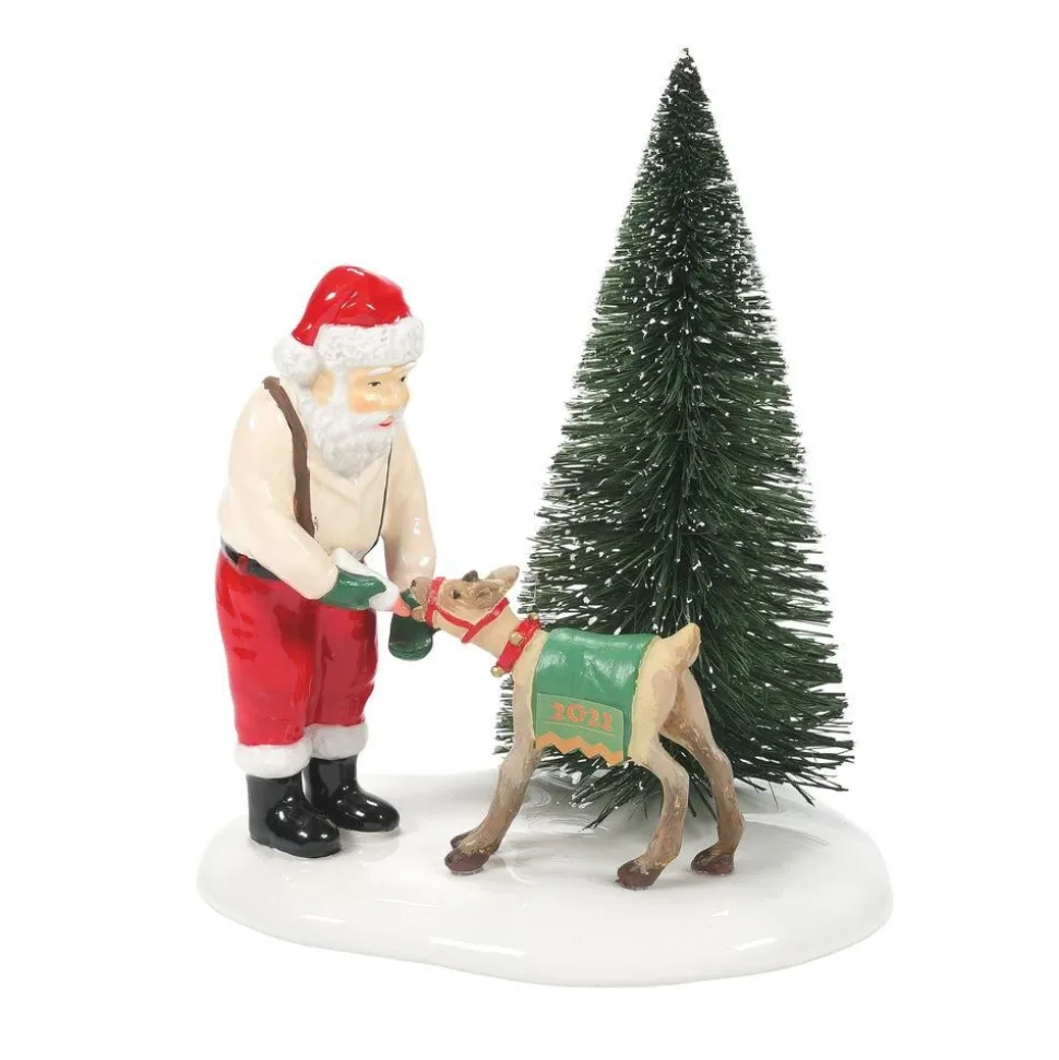 Sv, Santa Comes To Town 2022, 6009779, Snow Village