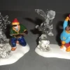 Sv, Snow Carnival Ice Sculptures Set Of 2, Snow Village, 56.54868