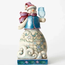 Wonderland Snowman With Owl