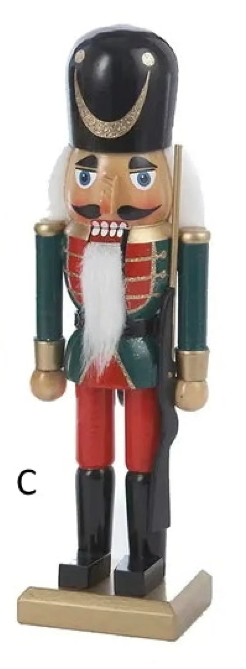 10" Wooden Soldier Nutcrackers, 3 Assorted, C6194, Kurt Adler