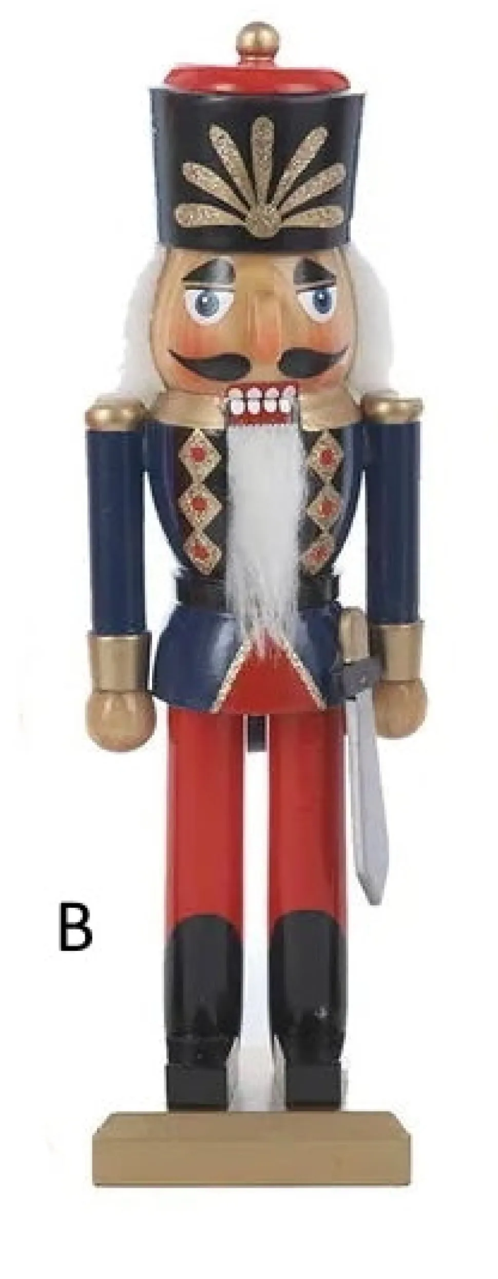 10" Wooden Soldier Nutcrackers, 3 Assorted, C6194, Kurt Adler